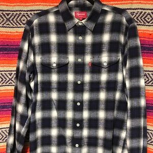 Supreme Button Down Flannel - Size Large